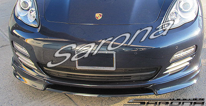 Custom Porsche Panamera  Sedan Front Lip/Splitter (2010 - 2013) - $490.00 (Part #PR-009-FA)